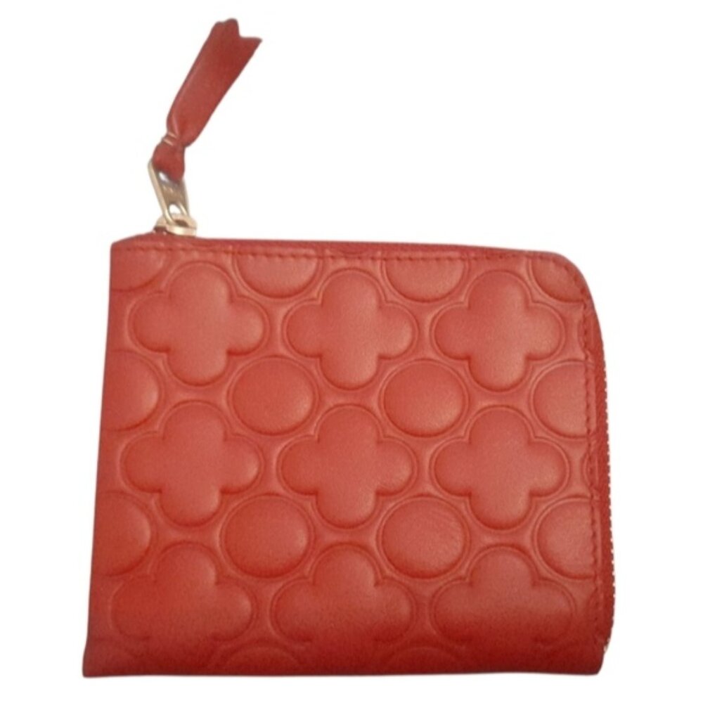 COMME des GARCONS Embossed Red wallet